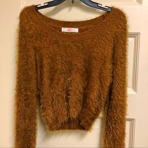 American Apparel Fluffy cropped sweater